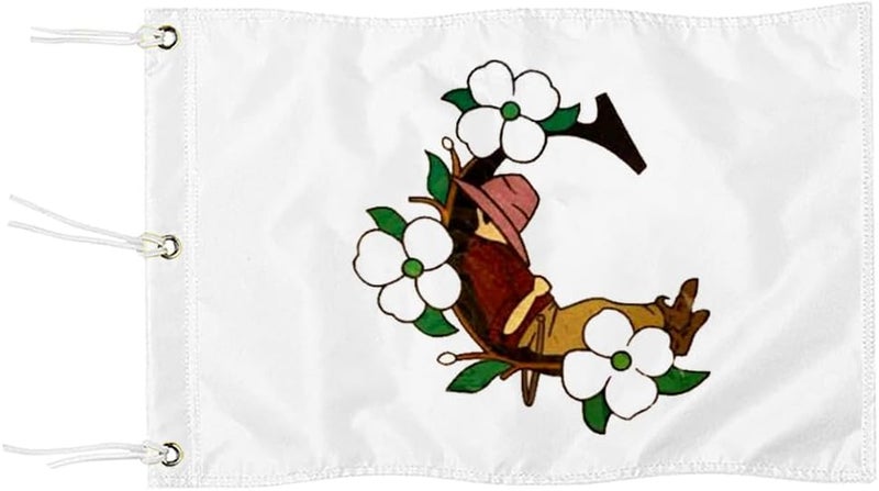 2BUT Pinehurst Golf Club Golf Pin PGA Flag Practic Putting Green Golf Flag For Backyard Garden Double-Sewn 600D Nylon Miniature Pin Flag (C 20"X13" Grommet) - Image 1